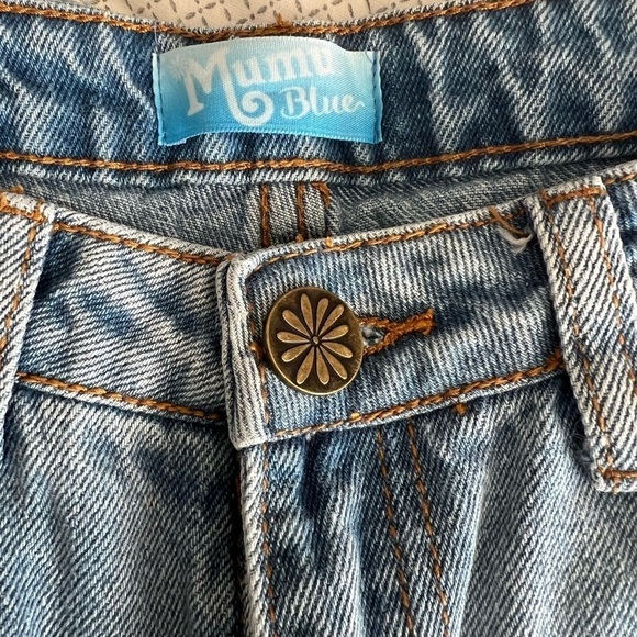 Show Me Your MuMu- Jeans | High Rise | Wide Leg | Cropped | Distressed | Size XS - Picture 2 of 5